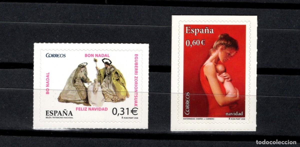 Sellos: Sellos nuevos. Navidad 2008. Serie completa. 3 de Noviembre de 2008. Edifil 4442/43.