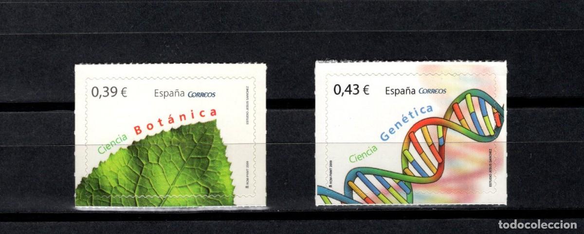 Sellos: Sello nuevo. Autoadhesivo. Ciencia. Serie completa. 12 de Enero de 2009. Edifil 4455/56.