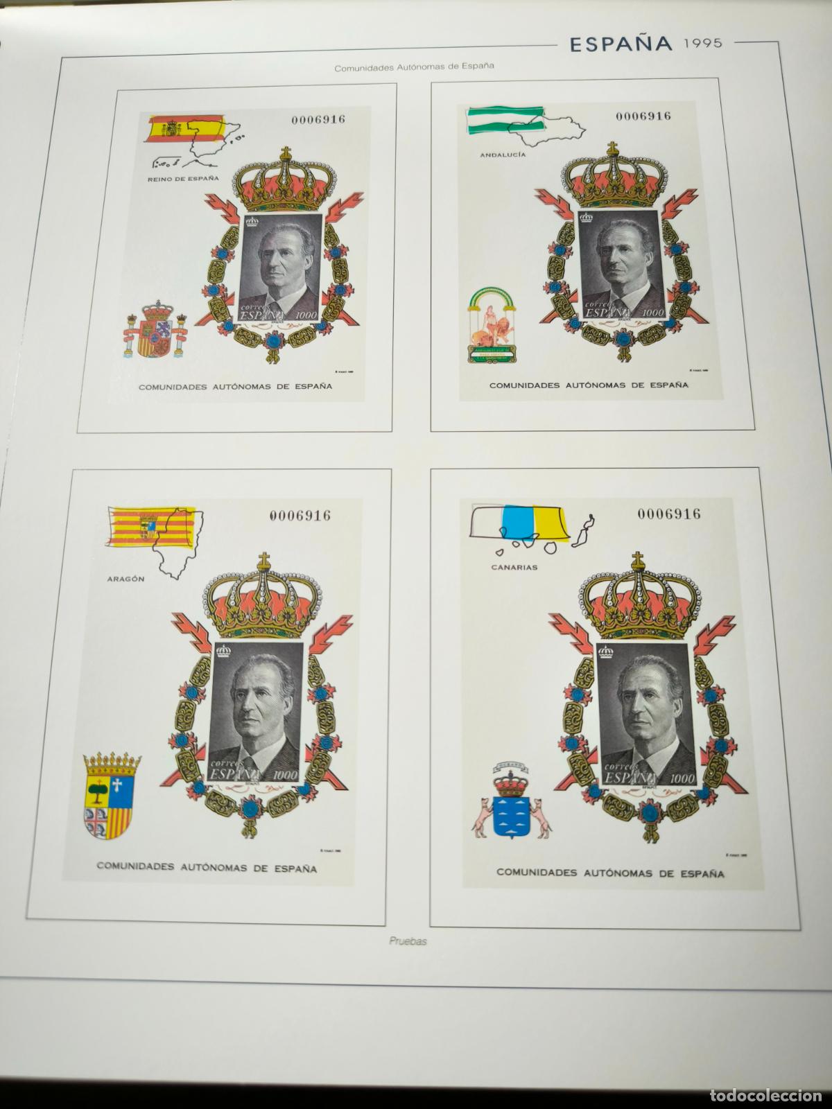 Sellos: 1995 PRUEBAS OFICIALES 37/56** AUTONOMIAS