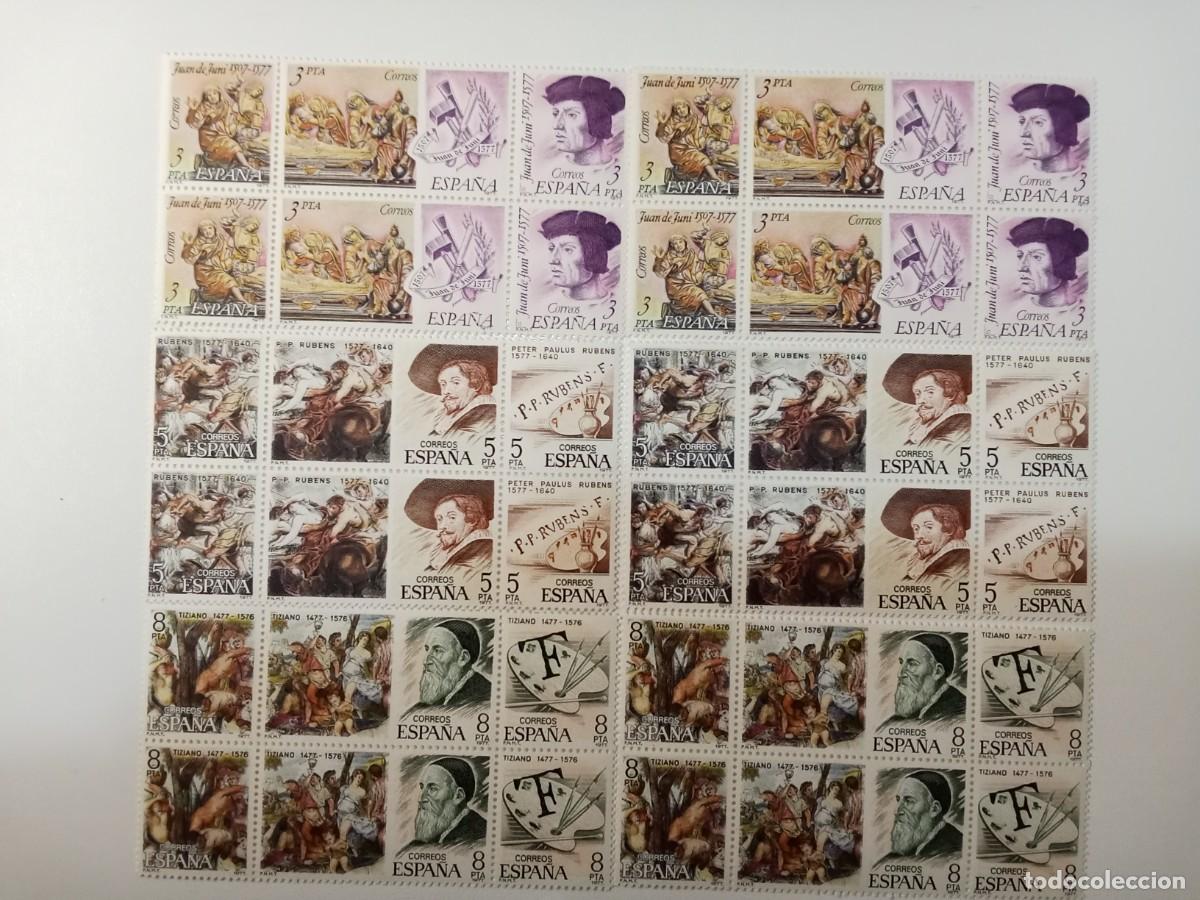 Sellos: ESPA&Ntilde;A A&Ntilde;O 1977, EDIFIL 2460/2468**MNH, BLOQUES DE CUATRO, CENTENARIOS.