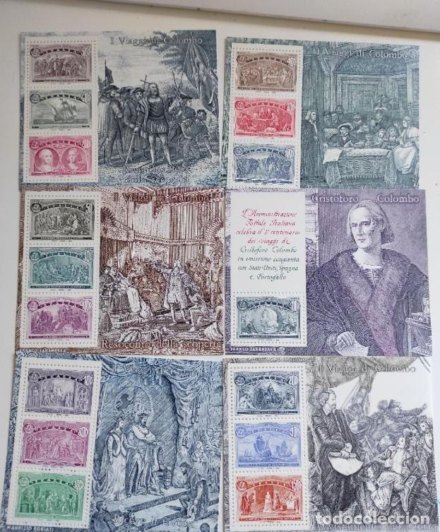 Sellos: SELLOS ESPA&Ntilde;A OFERTA A&Ntilde;O 1992 EMISION CONJUNTA ITALIA 6 HOJITAS**