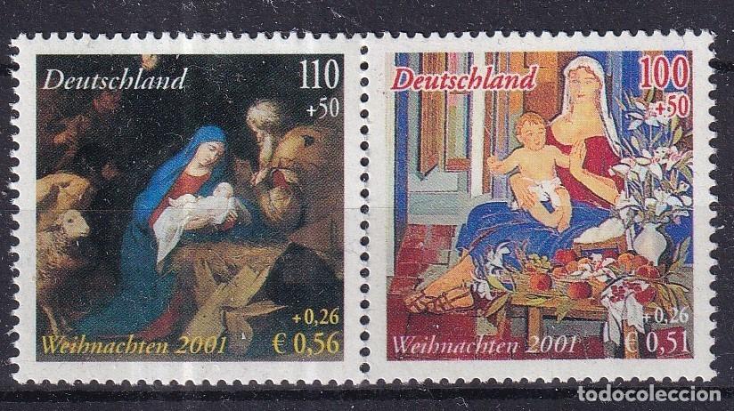 Sellos: SELLOS ESPA&Ntilde;A OFERTA A&Ntilde;O 2001 EMISION CONJUNTA CON ALEMANIA**