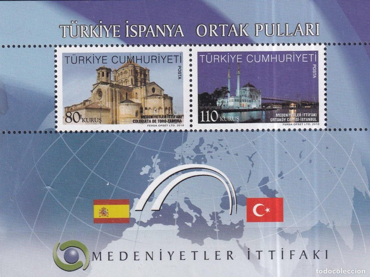 Sellos: SELLOS ESPA&Ntilde;A OFERTA A&Ntilde;O 2010 EMISION CONJUNTA CON TURQUIA**