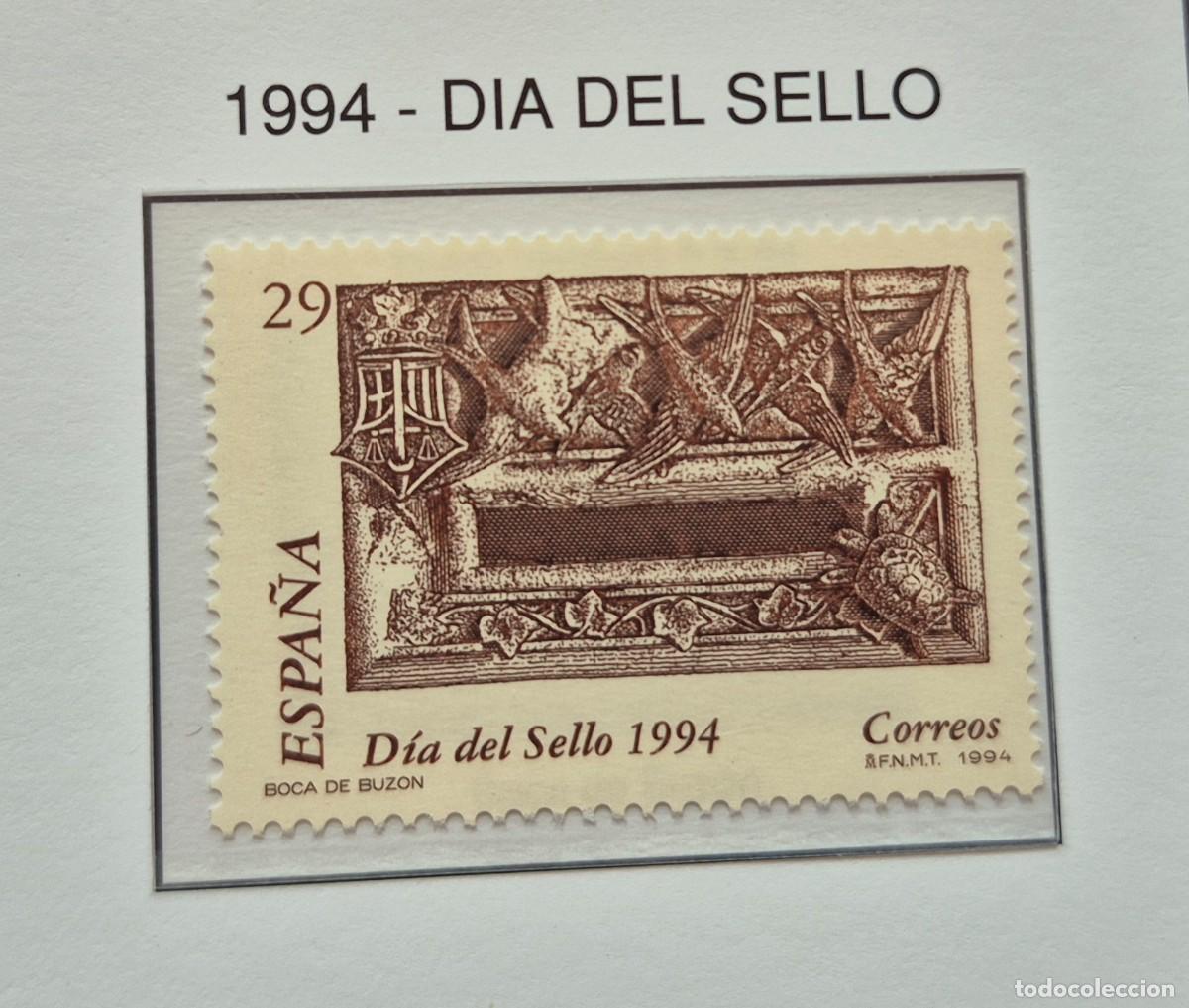 Sellos: A&ntilde;o 1994 - Edifil N 3287** - Dia del sello - Nuevos sin fijasello - Se env&iacute;an los de la imagen
