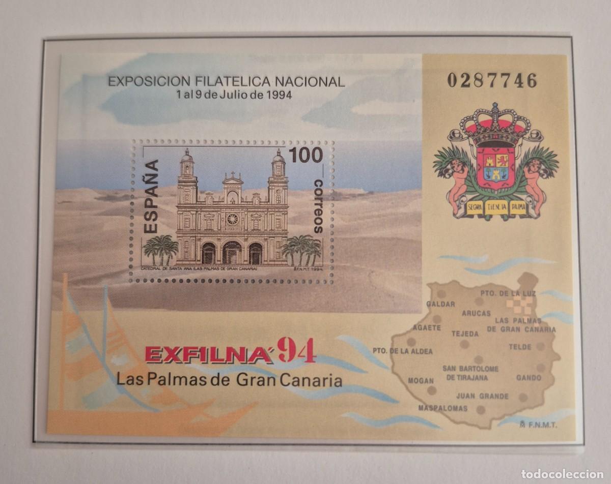 Sellos: A&ntilde;o 1994 - Edifil N 3313** - Exfilna 94 - Nuevos sin fijasello - Se env&iacute;an los de la imagen
