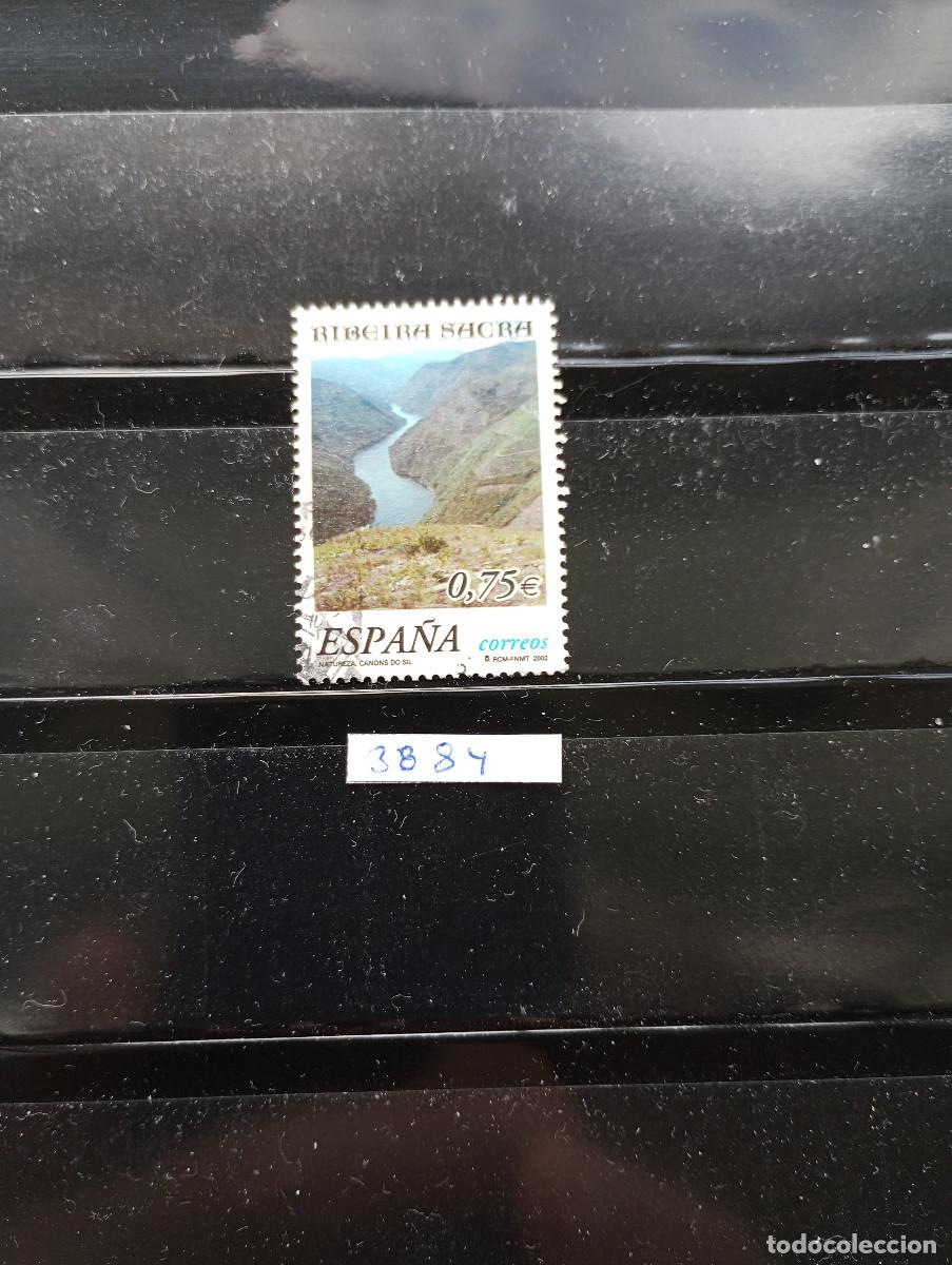 Sellos: Espa&ntilde;a. 2002. Edifil 3884. Naturaleza. Ribeira Sacra y Ca&ntilde;ones del Sil