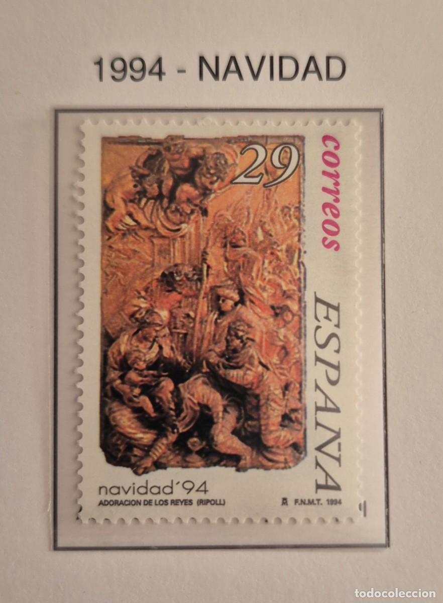 Sellos: A&ntilde;o 1994 - Edifil N 3335** - Navidad - Nuevos sin fijasello - Se env&iacute;an los de la imagen