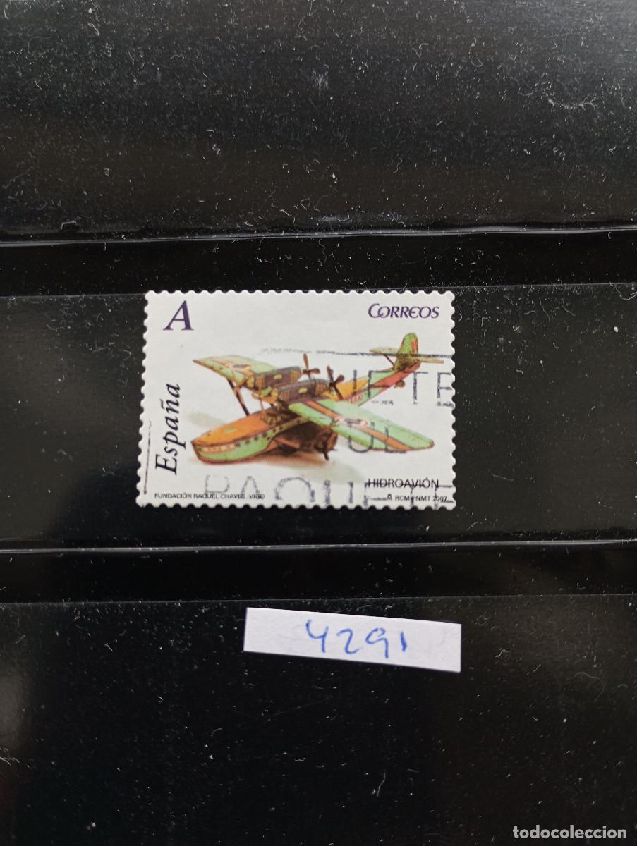 Sellos: Espa&ntilde;a. 2007. Edifil n&uacute;mero 4291. Juguetes. Hidroavi&oacute;n