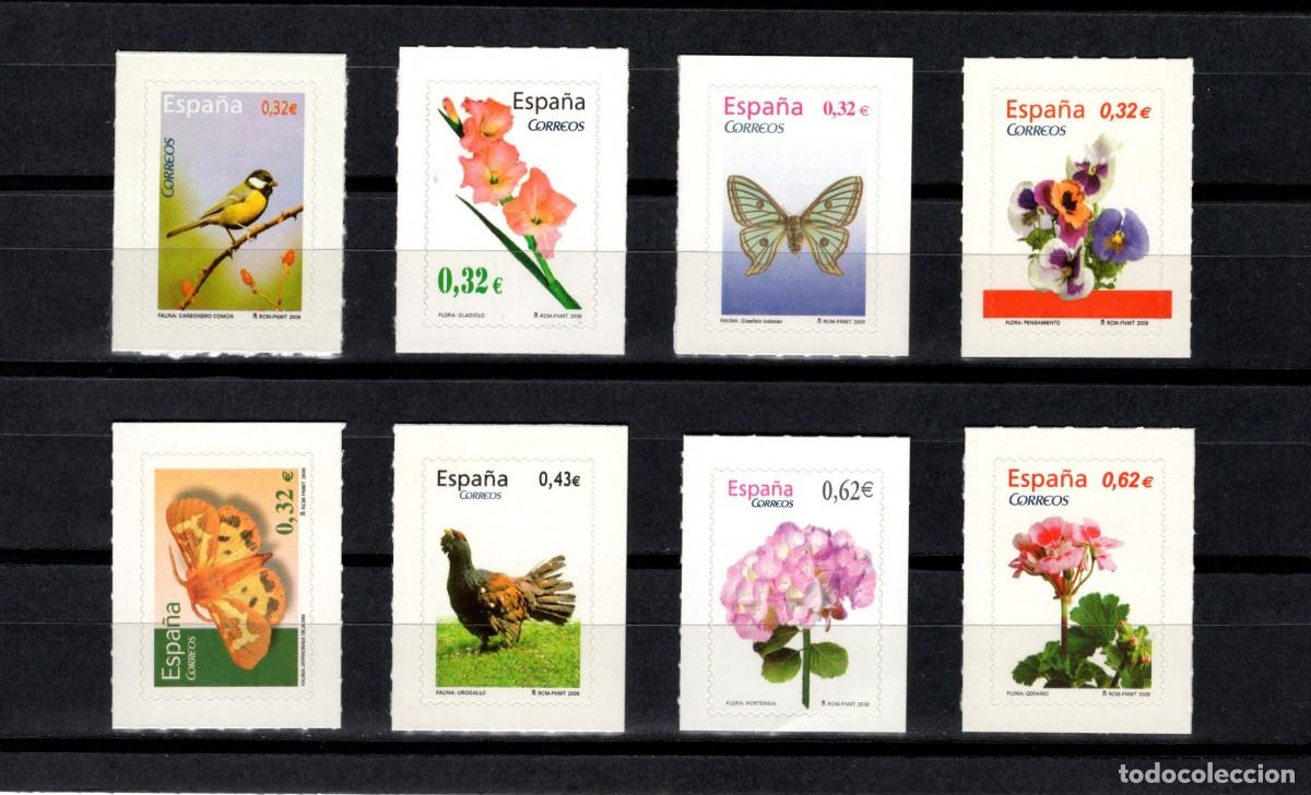 Sellos: Sellos nuevos. Autoadhesivo. Flora y Fauna. Serie completa. 20 Enero de 2009. Edifil 4462/69.