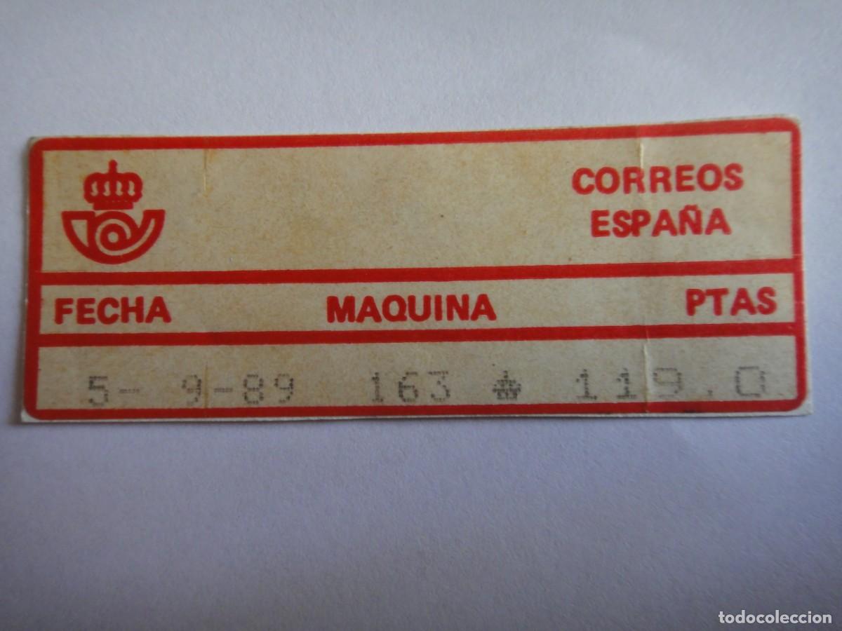Sellos: Espa&ntilde;a-Etiqueta postal, papel tipo II Q -IU- a&ntilde;o 1989, . Rf 102/1511