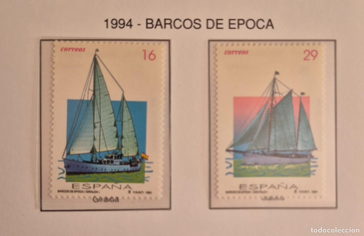 Sellos: A&ntilde;o 1994 - Edifil N 3314/3315** - Barcos de epoca - Nuevo sin fijasello - Se env&iacute;a el de la imagen