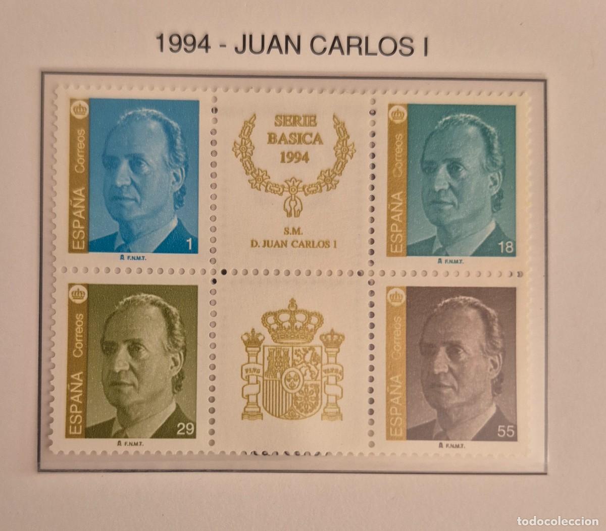Sellos: A&ntilde;o 1994 - Edifil N 3305A/3308A** - Juan Carlos I - Nuevo sin fijasello - Se env&iacute;a el de la imagen