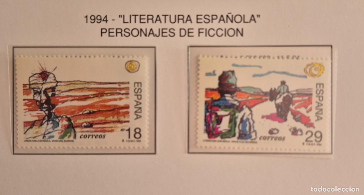 Sellos: A&ntilde;o 1994 - Edifil N 3303/3304** - Literatura - Nuevo sin fijasello - Se env&iacute;a el de la imagen