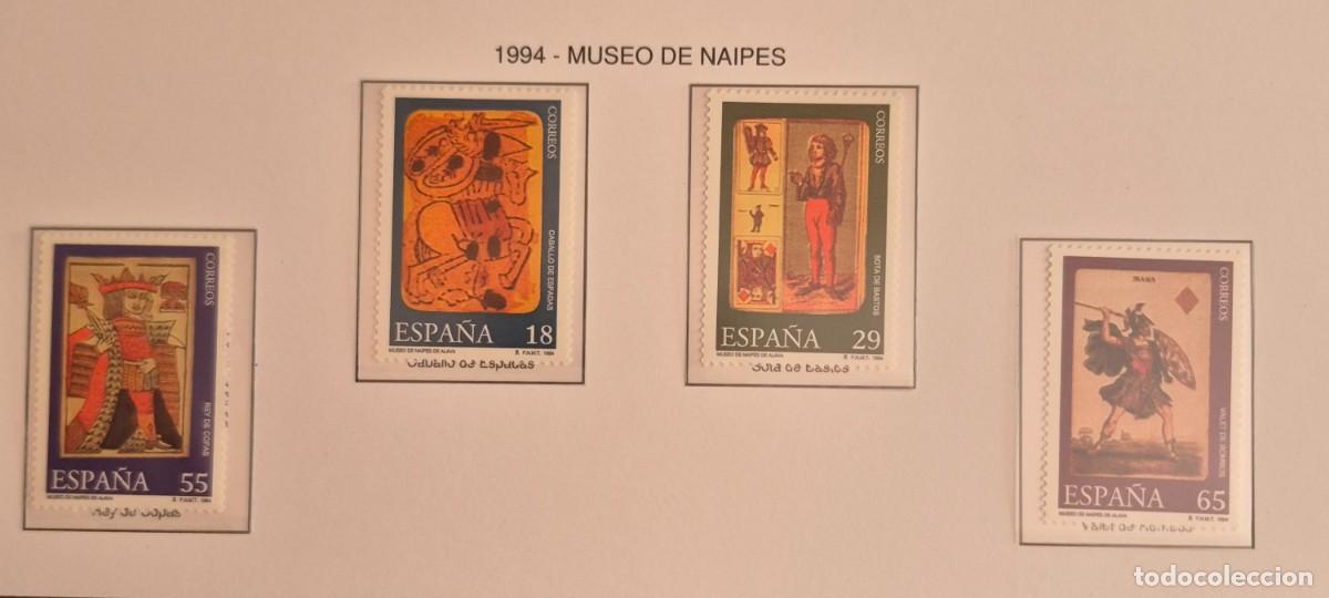 Sellos: A&ntilde;o 1994 - Edifil N 3317/3320** - Museo de naipes - Nuevo sin fijasello - Se env&iacute;a el de la imagen