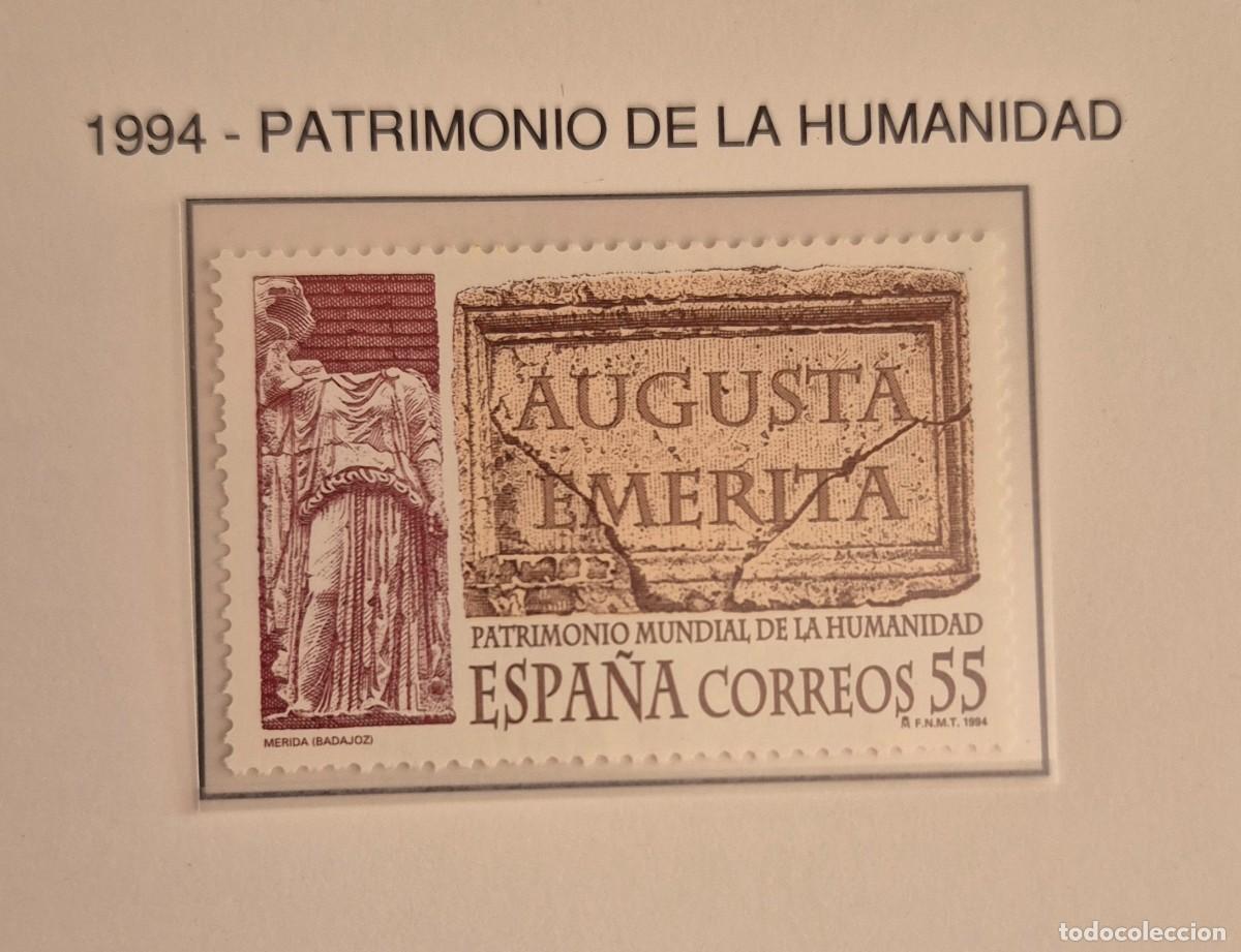 Sellos: A&ntilde;o 1994 - Edifil N 3316** - Patrimonio de la human - Nuevo sin fijasello - Se env&iacute;a el de la imagen
