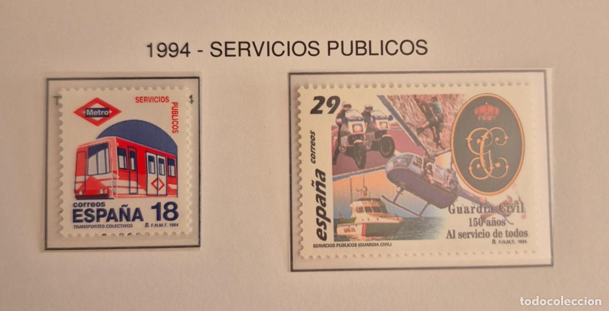 Sellos: A&ntilde;o 1994 - Edifil N 3322/3323** - Servicios publico - Nuevo sin fijasello - Se env&iacute;a el de la imagen