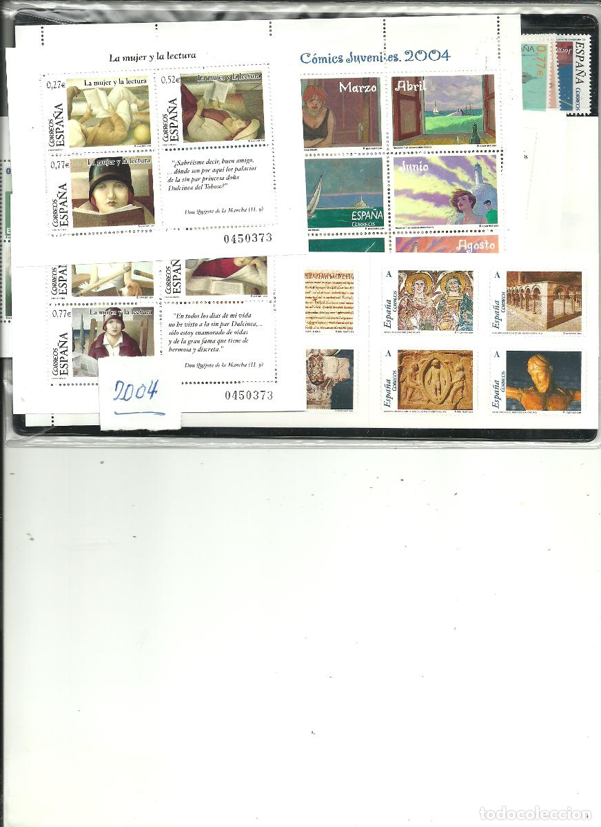 Sellos: ESPA&Ntilde;A-A&ntilde;o 2004 completo valor bajo facial sin 4087A (seg&uacute;n foto)