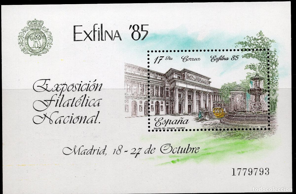 Sellos: ESPA&Ntilde;A 1985 STAMP MICHEL ES BL28