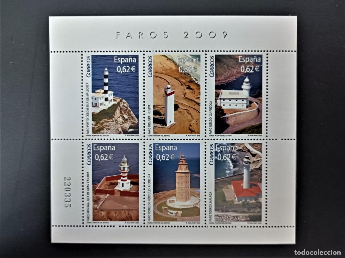 Sellos: Sello nuevo. Faros de Espa&ntilde;a. 15 de Abril de 2009. Edifil SH 4483.