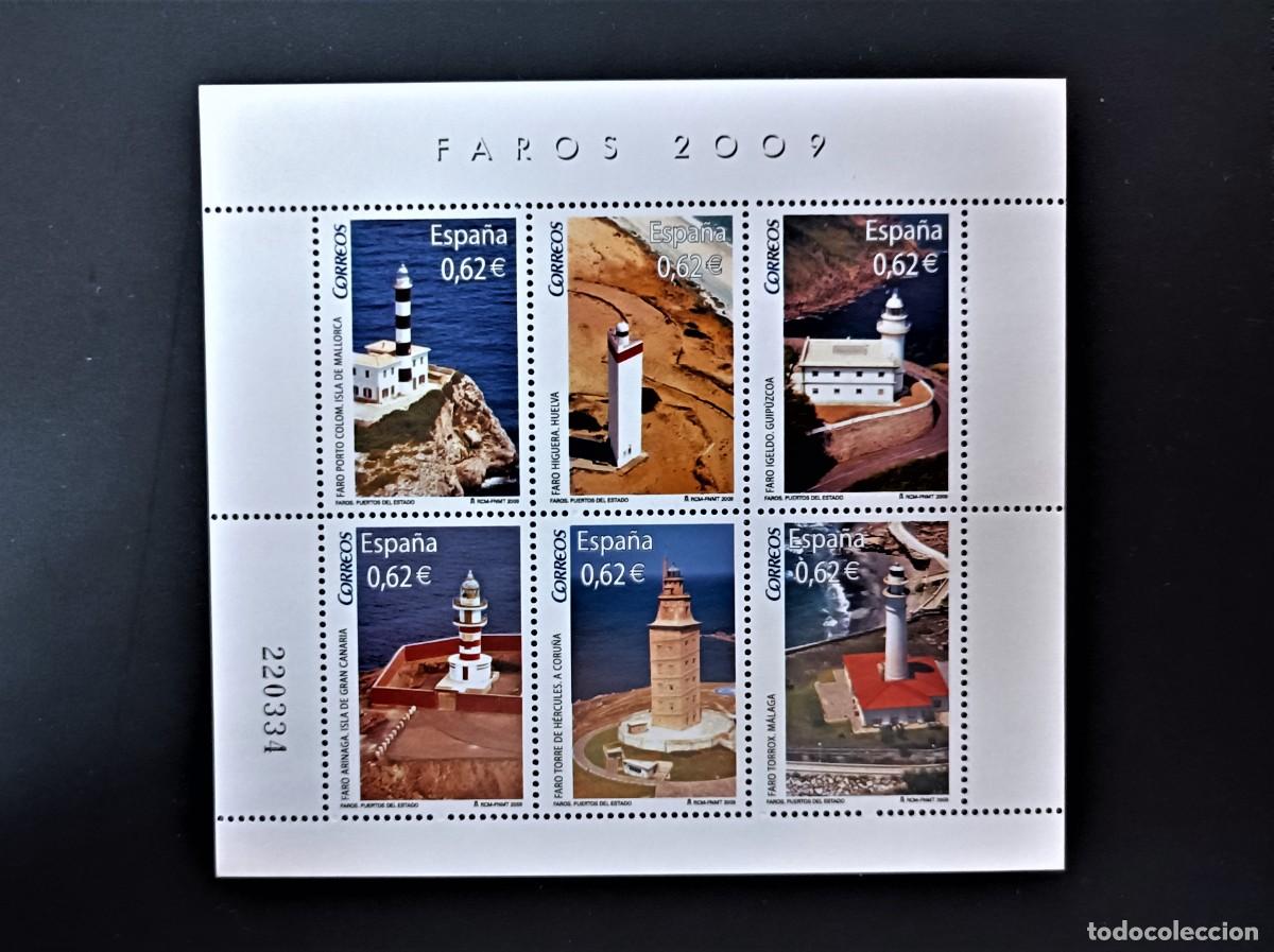 Sellos: Sello nuevo. Faros de Espa&ntilde;a. 15 de Abril de 2009. Edifil SH 4483.