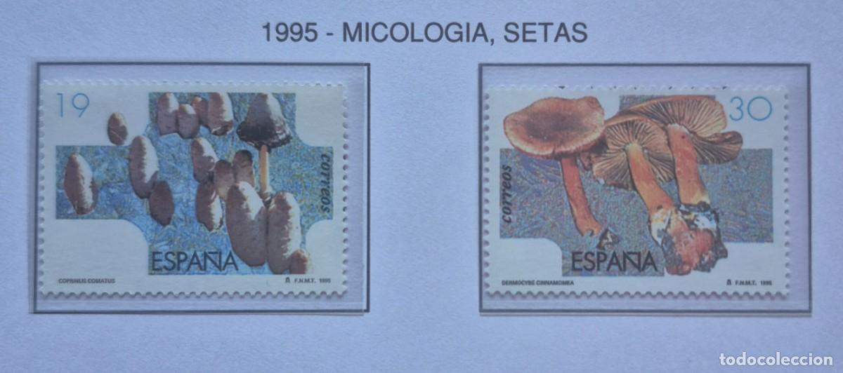 Sellos: A&ntilde;o 1995 - Edifil N 3341/3342** - Micolog&iacute;a - Nuevo sin fijasello - Se env&iacute;a el de la imagen