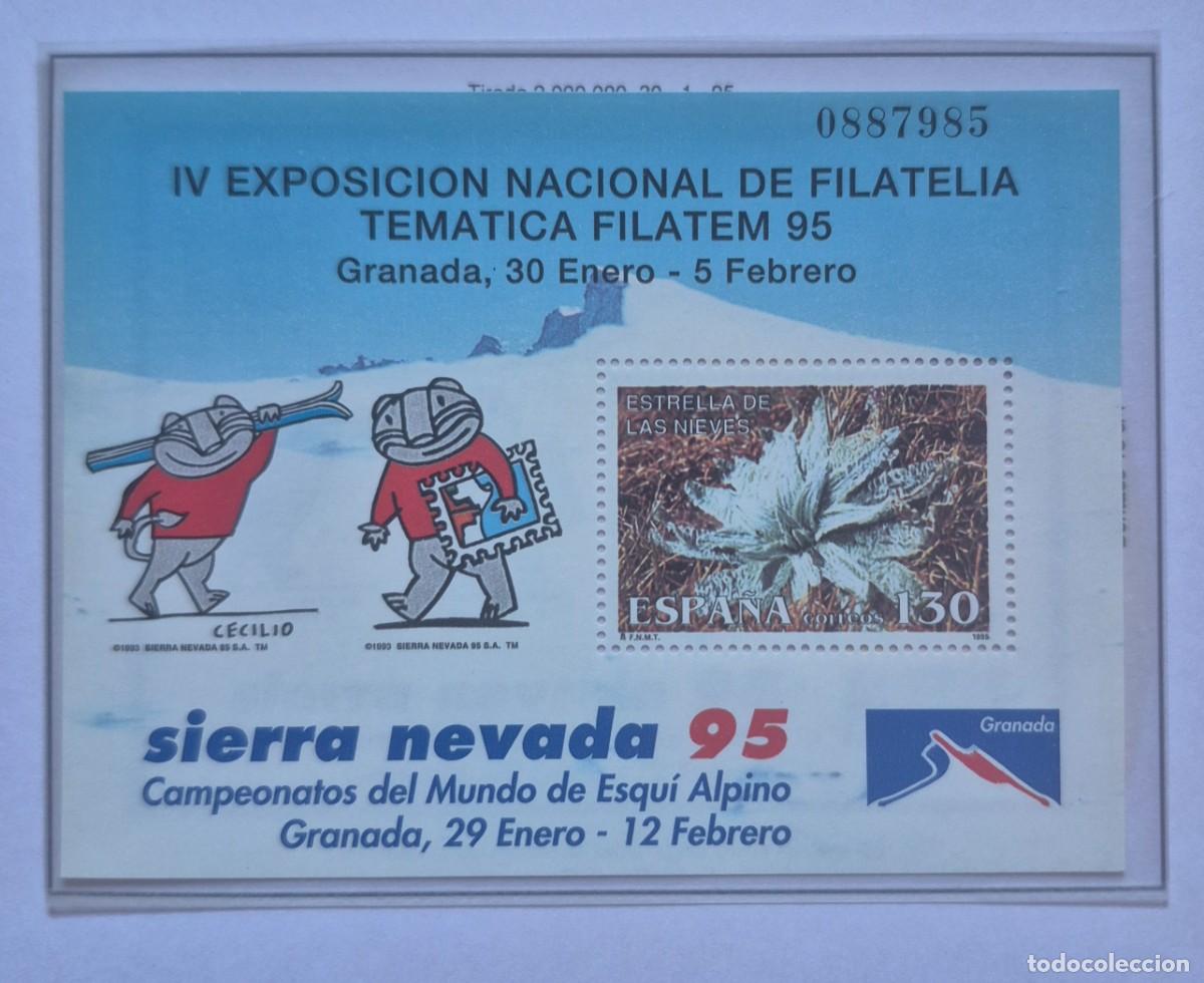 Sellos: A&ntilde;o 1995 - Edifil N 3340** - FILATEM 95 - Nuevo sin fijasello - Se env&iacute;a el de la imagen