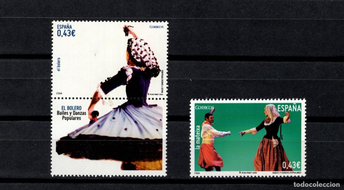Sellos: Sellos nuevos. Bailes y Danzas. Serie completa. 14 de Mayo de 2009. Edifil 4489.