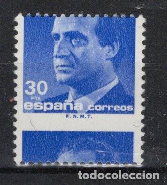 Sellos: Sellos Espa&ntilde;a EDIFIL 2879dv** 30 ptas azul dentado desplazado v.c. 70&euro;