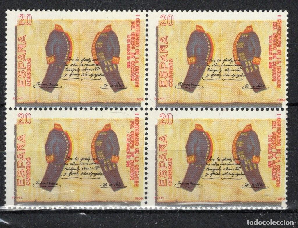 Sellos: Sellos Espa&ntilde;a a&ntilde;o 1989 EDIFIL 2998id** MNH rara variedad