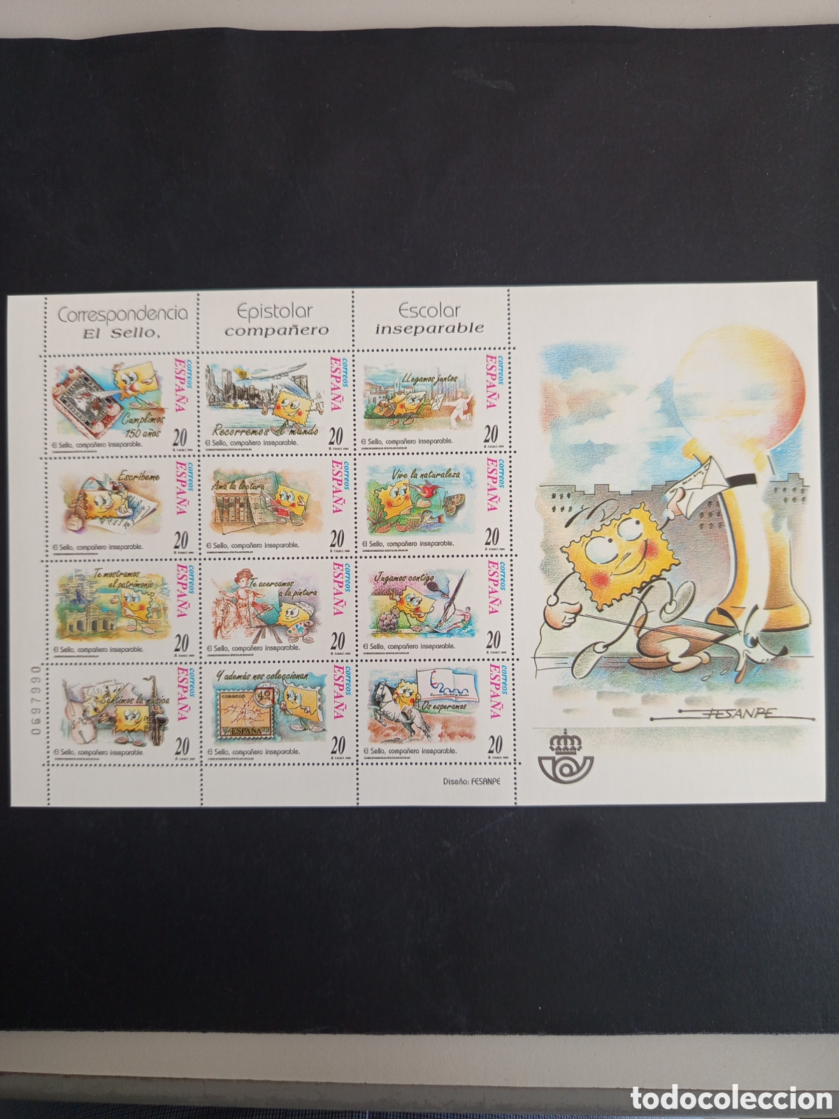 Sellos: Espa&ntilde;a, 1999. Correspondencia Epistolar: el sello. Edifil 3665/76. Pedido m&iacute;nimo 3 &euro;. Ver fotos.