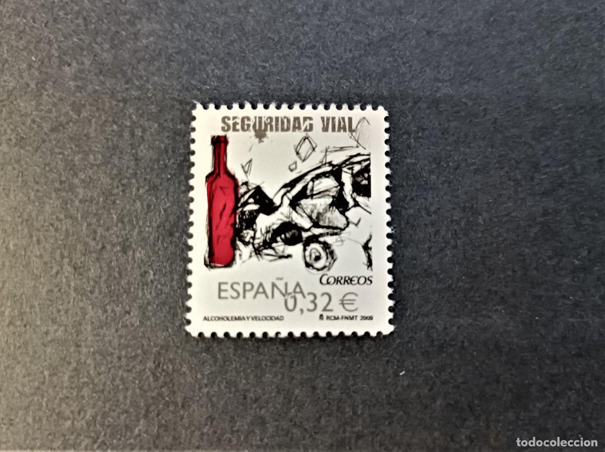 Sellos: Sello nuevo. Alcoholemia y Seguridad. 14 de Julio de 2009. Edifil 4497.