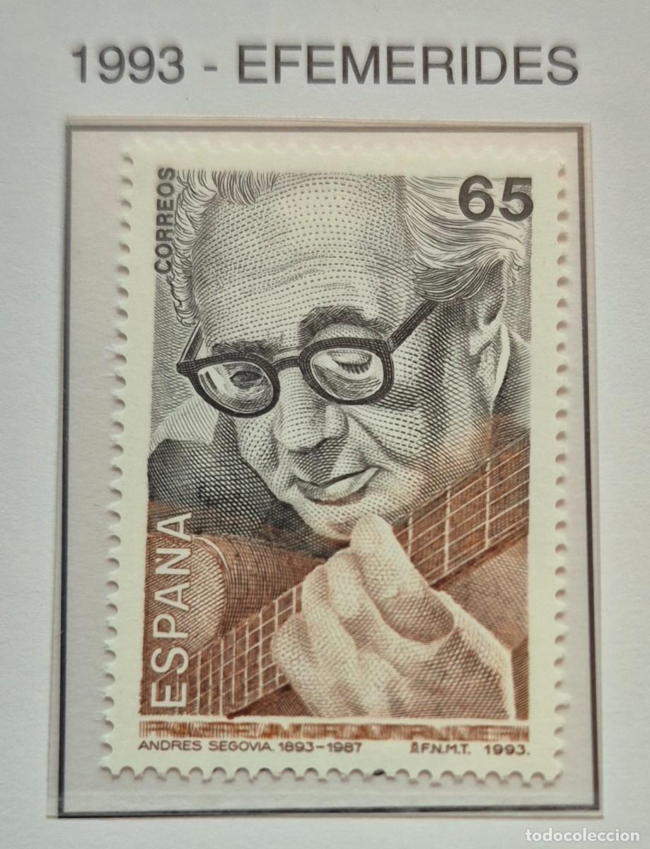 Sellos: A&ntilde;o 1995 - Edifil N 3242** - Andr&eacute;s Segovia - Nuevo sin fijasello - Se env&iacute;a el de la imagen