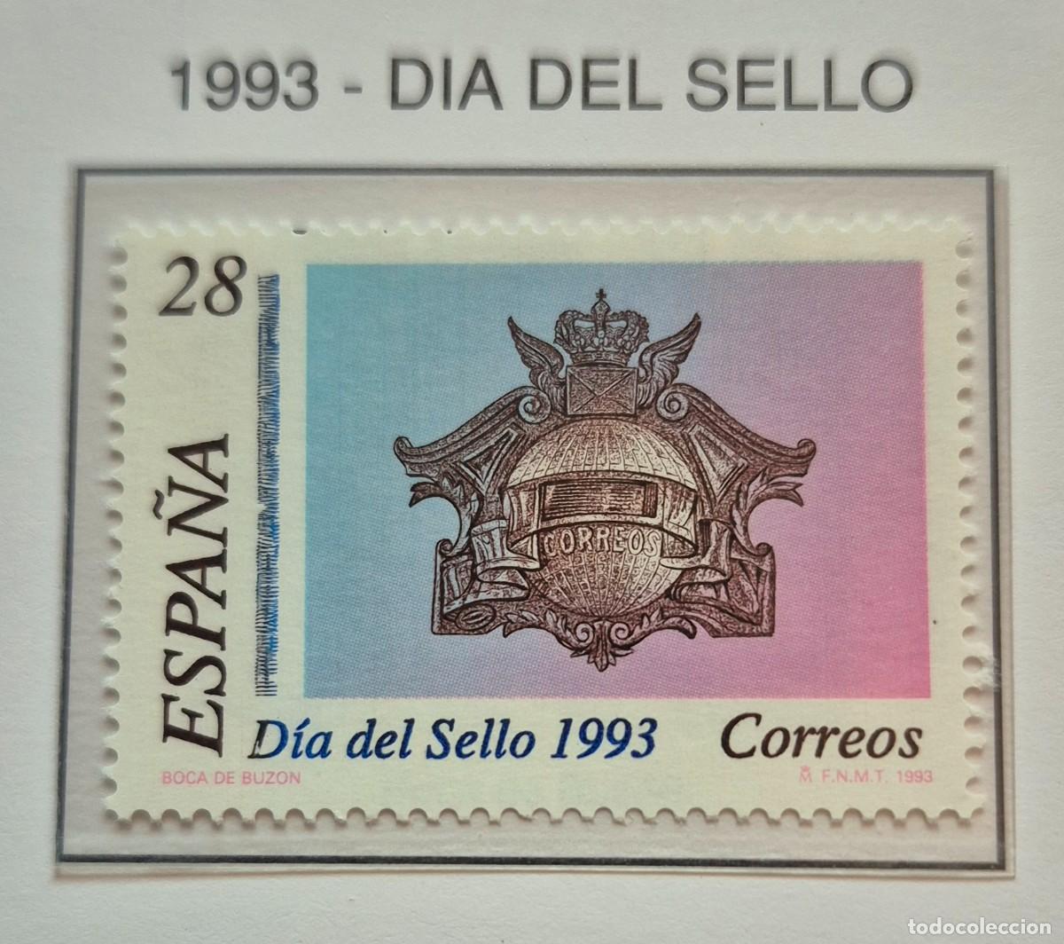 Sellos: A&ntilde;o 1995 - Edifil N 3243** - Dia del sello - Nuevo sin fijasello - Se env&iacute;a el de la imagen