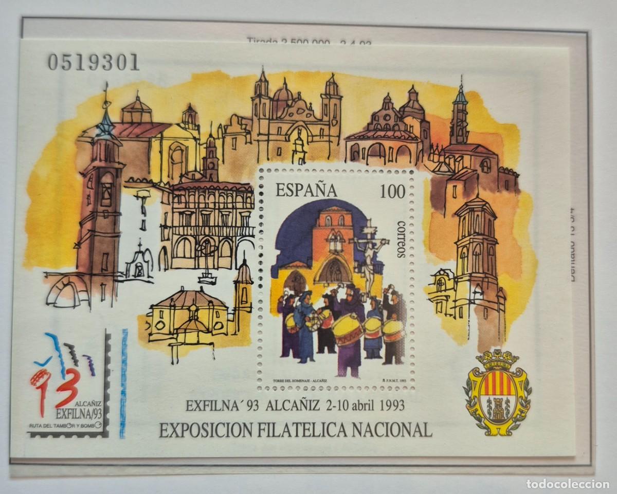 Sellos: A&ntilde;o 1993 - Edifil N 3249** - EXFILNA 93 - Nuevo sin fijasello - Se env&iacute;a el de la imagen