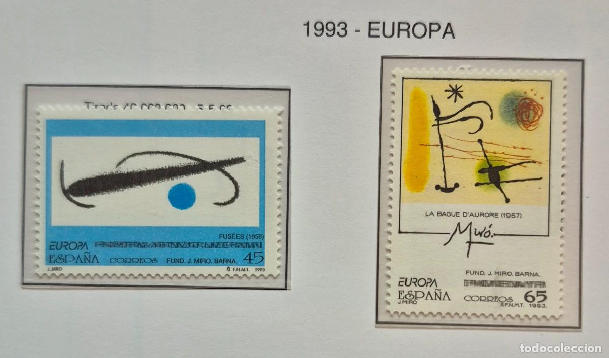 Sellos: A&ntilde;o 1993 - Edifil N 3250/3251** - Europa - Nuevo sin fijasello - Se env&iacute;a el de la imagen
