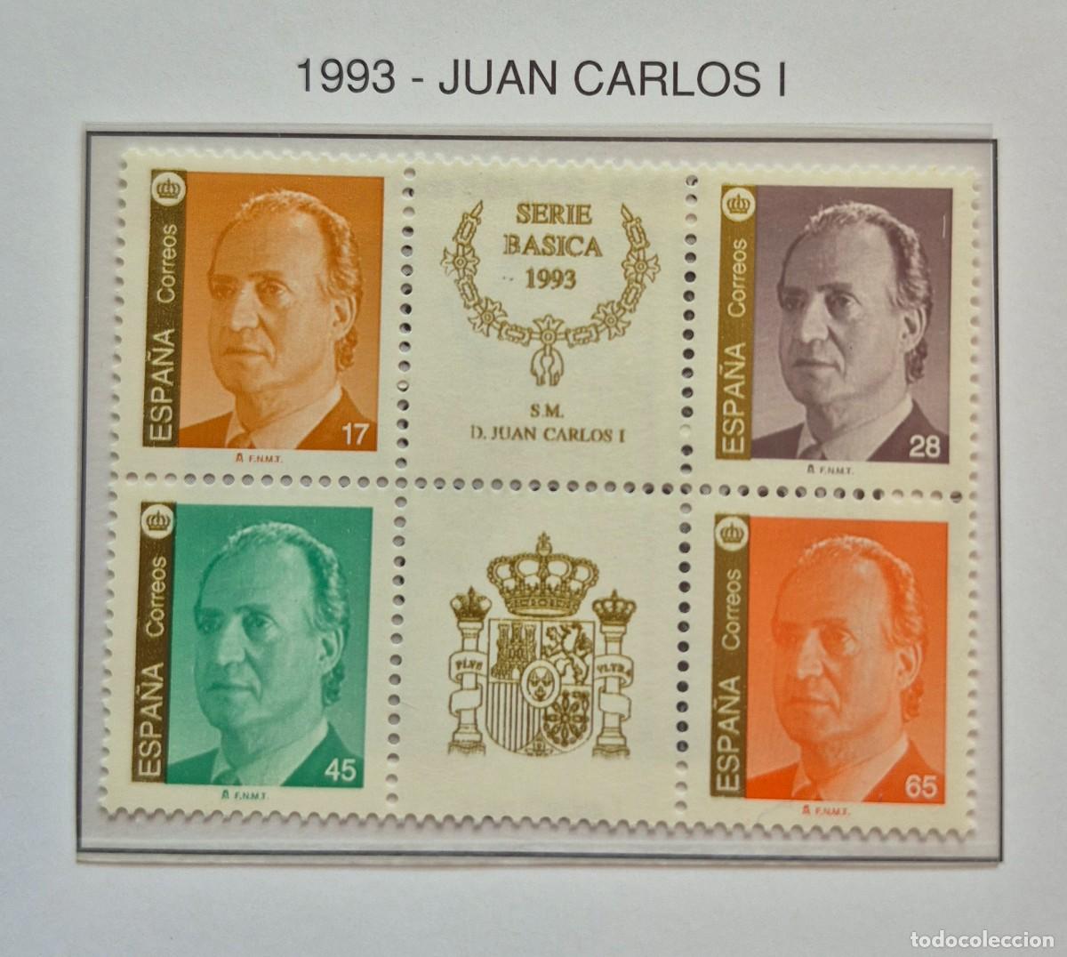 Sellos: A&ntilde;o 1993 - Edifil N 3259A/3262A** - Juan Carlos I - Nuevo sin fijasello - Se env&iacute;a el de la imagen