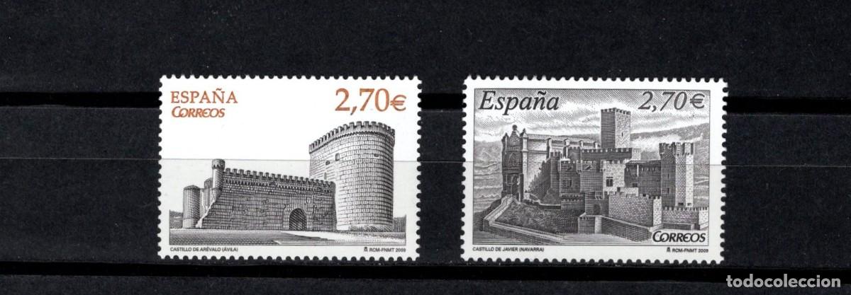 Sellos: Sellos nuevos. Castillos 2009. Serie completa. 21 de Septiembre de 2009. Edifil 4510/11.