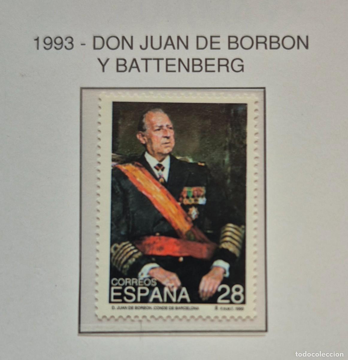 Sellos: A&ntilde;o 1993 - Edifil N 3264** - Juan de Borbon - Nuevo sin fijasello - Se env&iacute;a el de la imagen