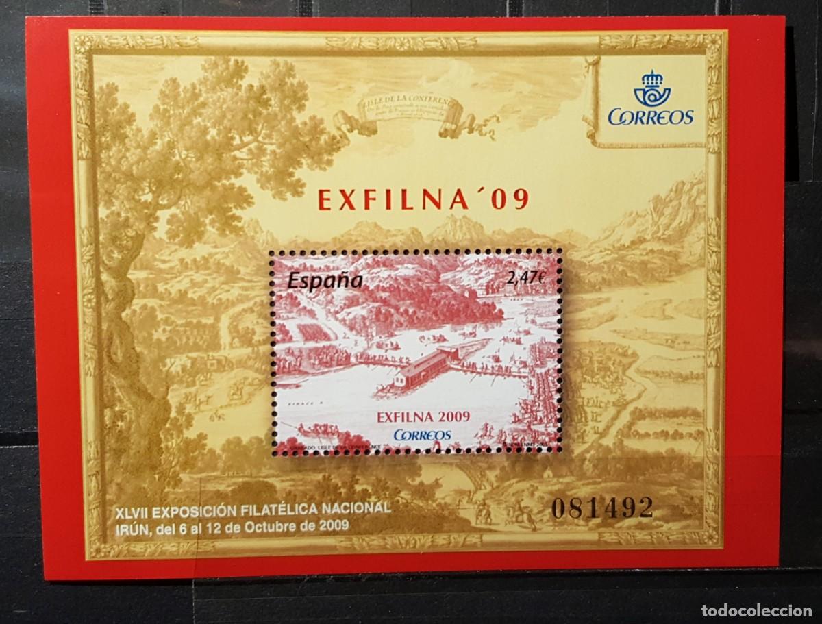Sellos: Sello nuevo. Exposici&oacute;n Filatelia Exfilna 2008. Ir&uacute;n. 6 de Octubre de 2009. Edifil SH 4512.