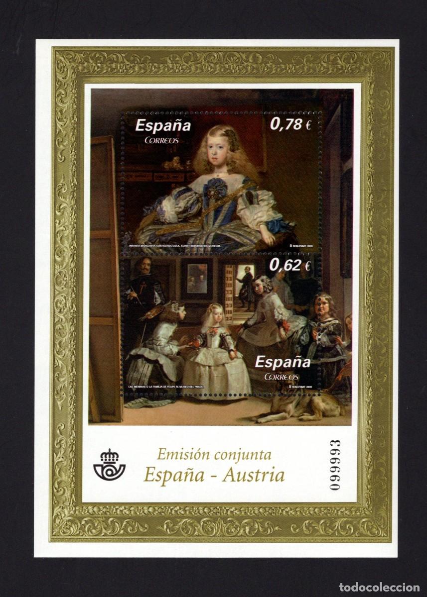 Sellos: Sello nuevo. Pintura. Infanta Margarita Teresa (Velazquez) 22 octubre de 2009. Edifil SH 4519.