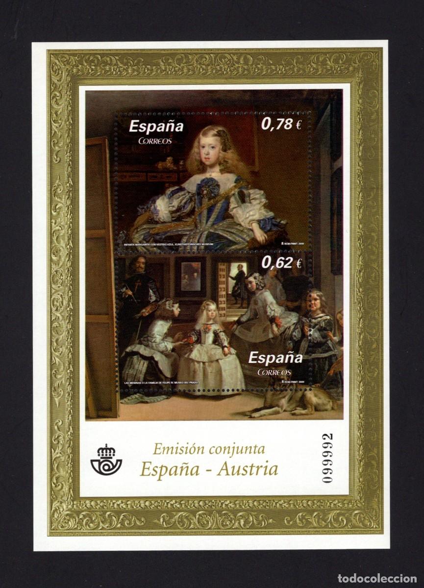 Sellos: Sello nuevo. Pintura. Infanta Margarita Teresa (Velazquez) 22 octubre de 2009. Edifil SH 4519.