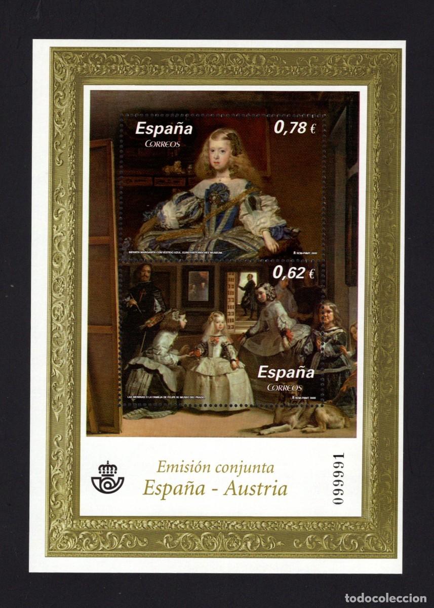 Sellos: Sello nuevo. Pintura. Infanta Margarita Teresa (Velazquez) 22 octubre de 2009. Edifil SH 4519.