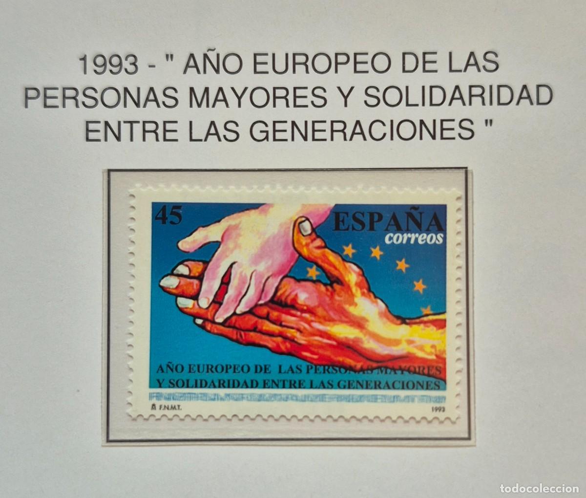 Sellos: A&ntilde;o 1993 - Edifil N 3272**-A&ntilde;o d las personas mayores Nuevo sin fijasello - Se env&iacute;a el de la imagen