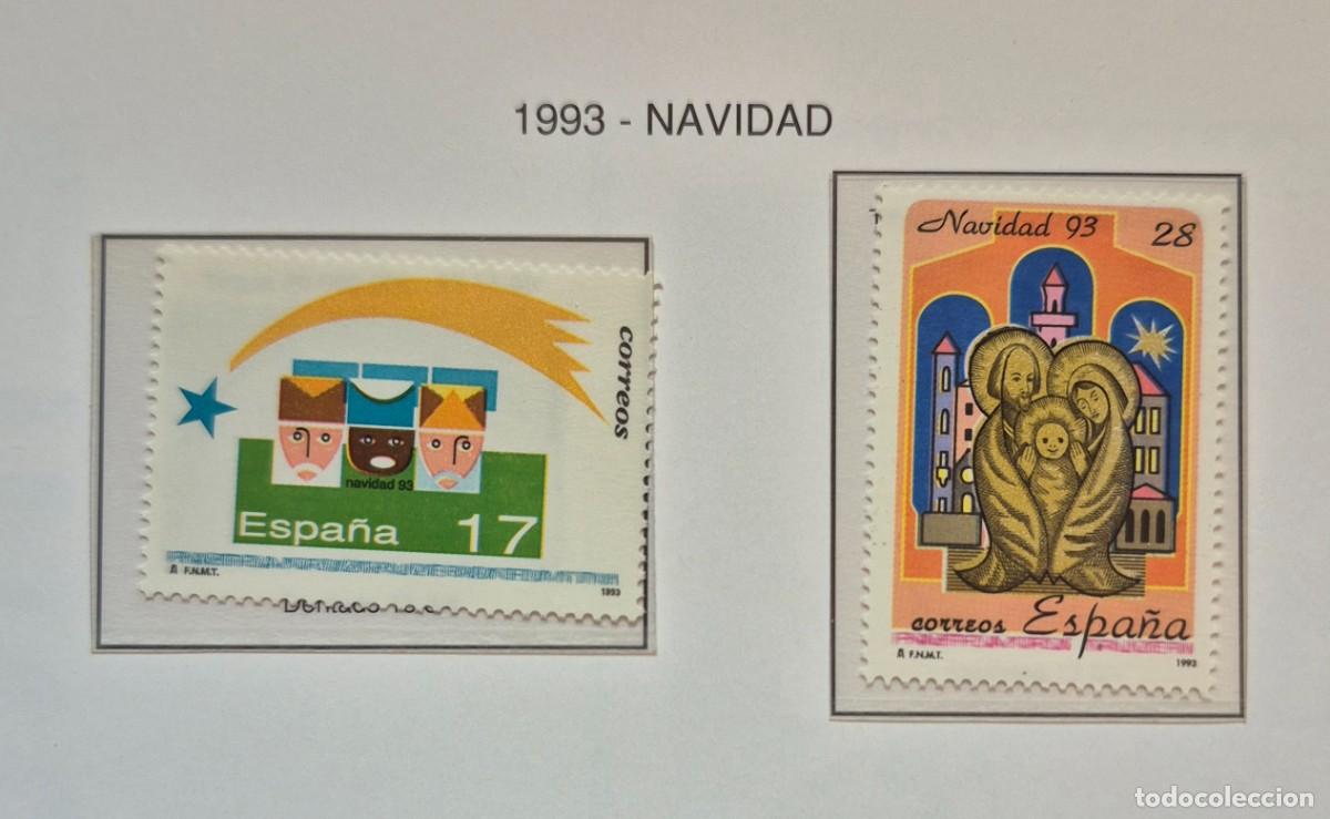 Sellos: A&ntilde;o 1993 - Edifil N 3273/3274** -Navidad 93 - Nuevo sin fijasello - Se env&iacute;a el de la imagen