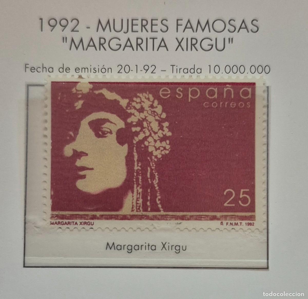 Sellos: A&ntilde;o 1992 - Edifil N 3152**- Mujeres famosas - Nuevo sin fijasello - Se env&iacute;a el de la imagen