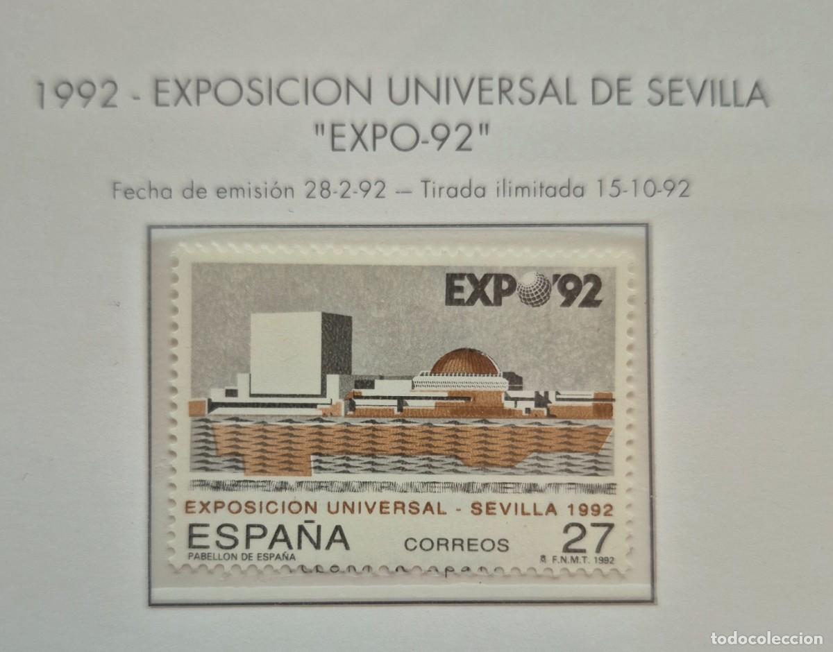 Sellos: A&ntilde;o 1992 - Edifil N 3155**- Expo mundial Sevilla 92 - Nuevo sin fijasello - Se env&iacute;a el de la imagen