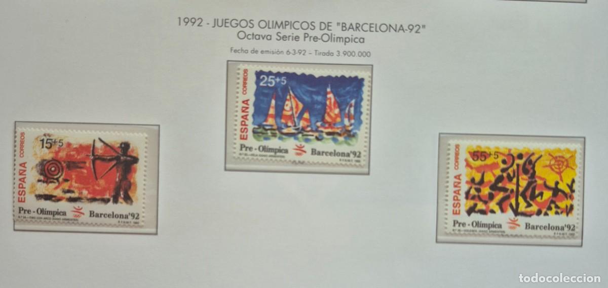 Sellos: A&ntilde;o 1992 - Edifil N 3157/3159**- Pre olimpiada 92 - Nuevo sin fijasello - Se env&iacute;a el de la imagen