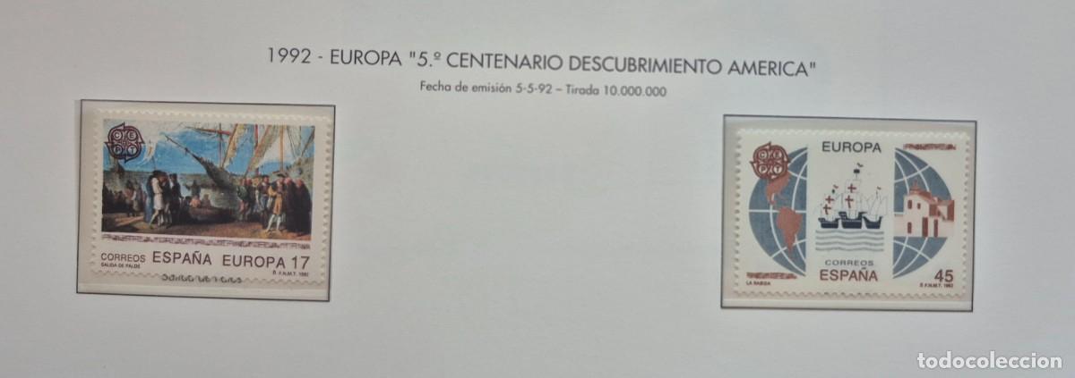 Sellos: A&ntilde;o 1992 - Edifil N 3196/3197** - Europa - Nuevo sin fijasello - Se env&iacute;a el de la imagen