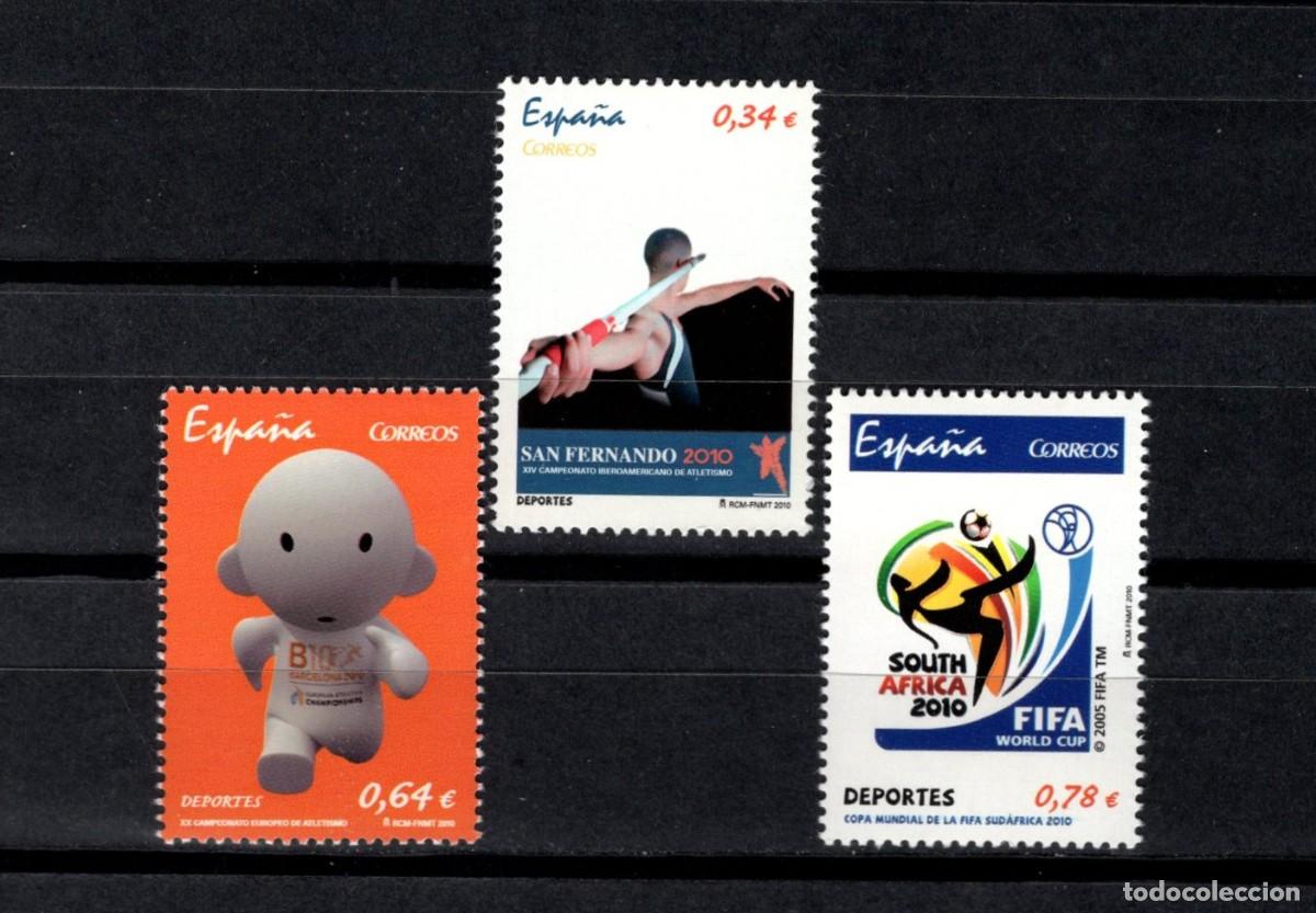 Sellos: Sellos nuevos. Deportes 2010. Serie completa. 4 Junio 2010. Edifil 4569/71.