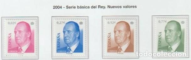 Sellos: 2004-ESPA&Ntilde;A-SELLOS NUEVOS-BAJO FACIAL 20%-VER FOTO-N&ordm;4040/51-S.M.DON JUAN CARLOS I